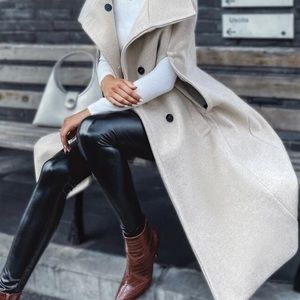 Cloak sleeve double breasted oversized coat! NWOT